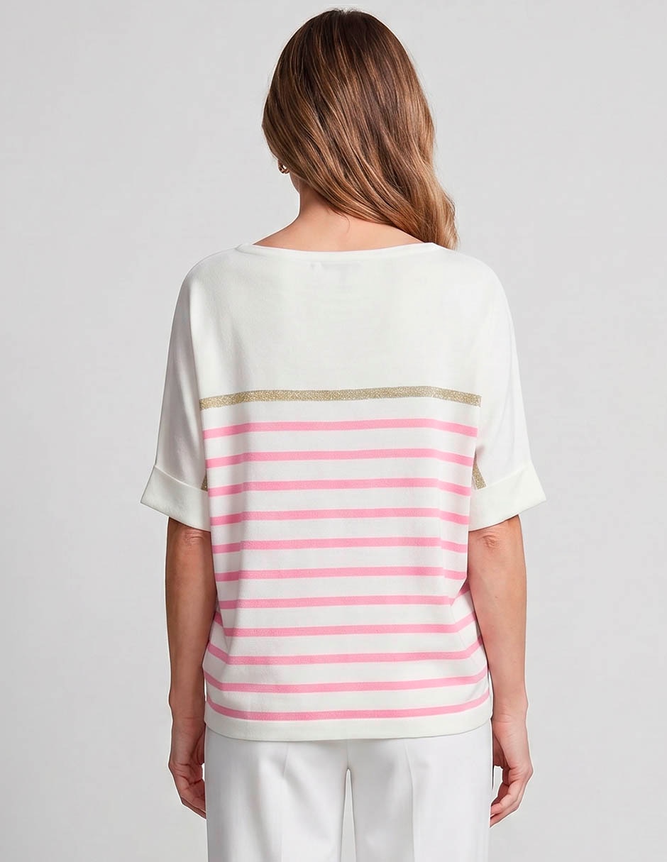 Blusa lieb manga al codo para mujer