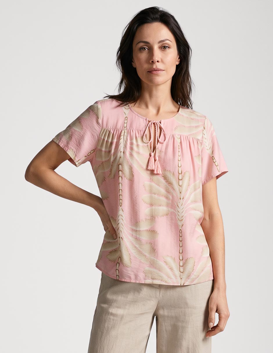 Blusa manga corta para mujer Blusa manga corta para mujer