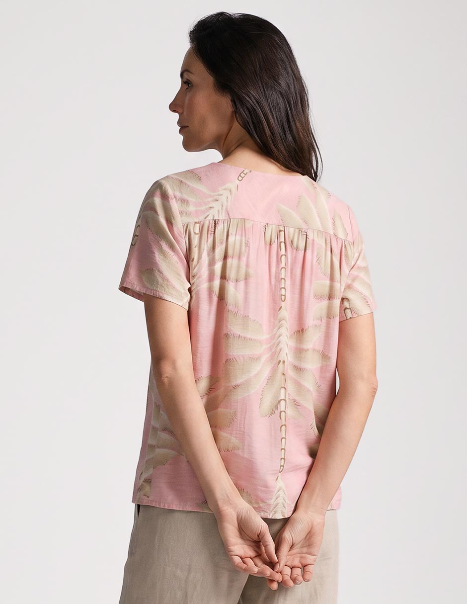 Blusa manga corta para mujer 2