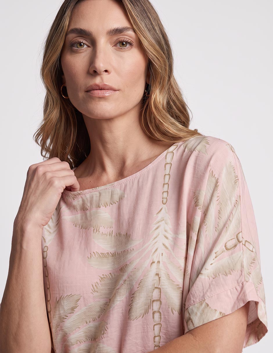 Blusa manga corta para mujer 3