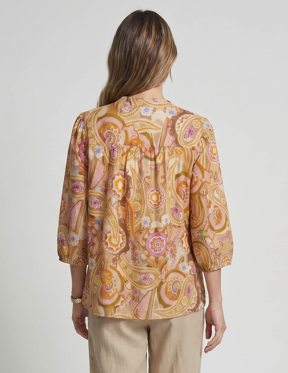 Blusa manga 3/4 para mujer 2