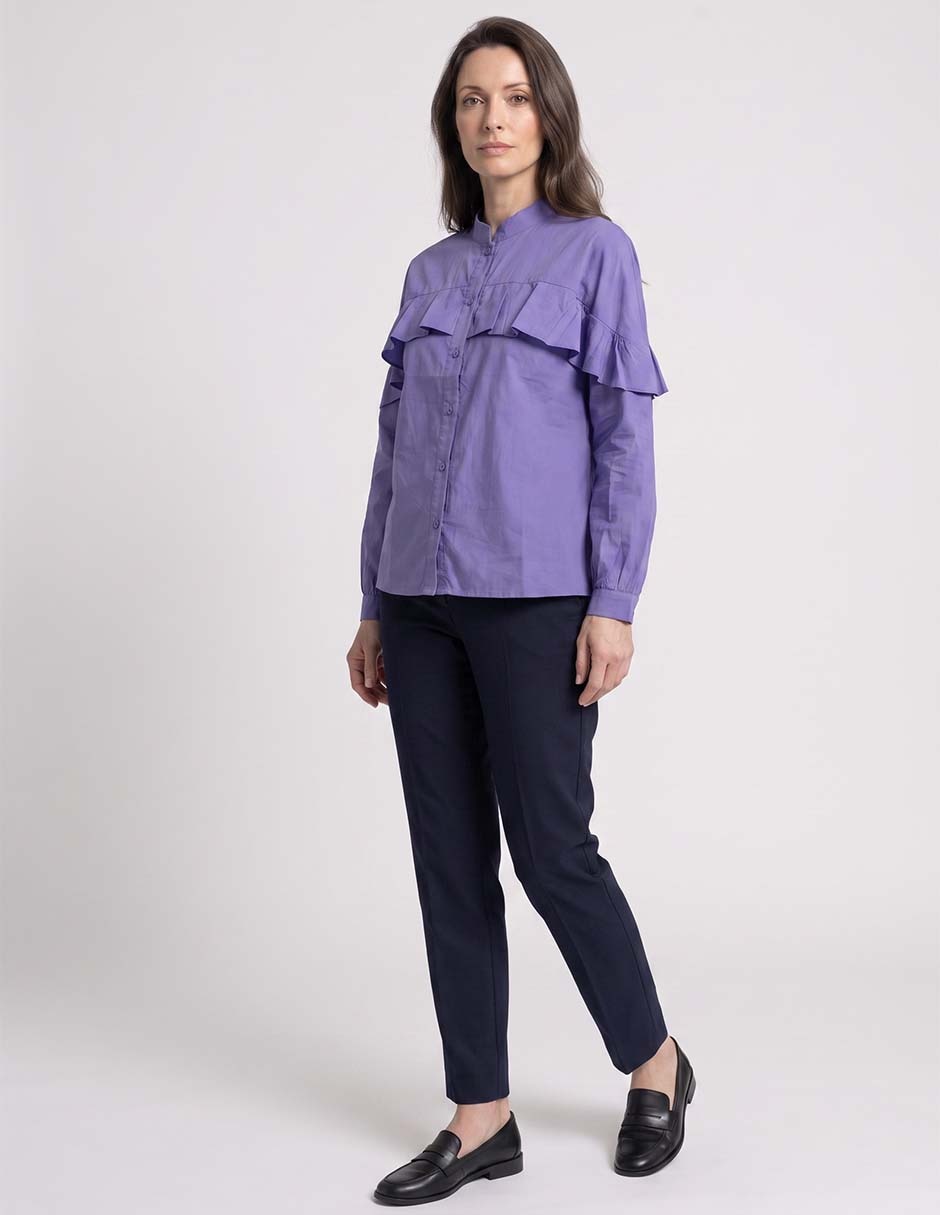 Blusa manga larga para mujer 3