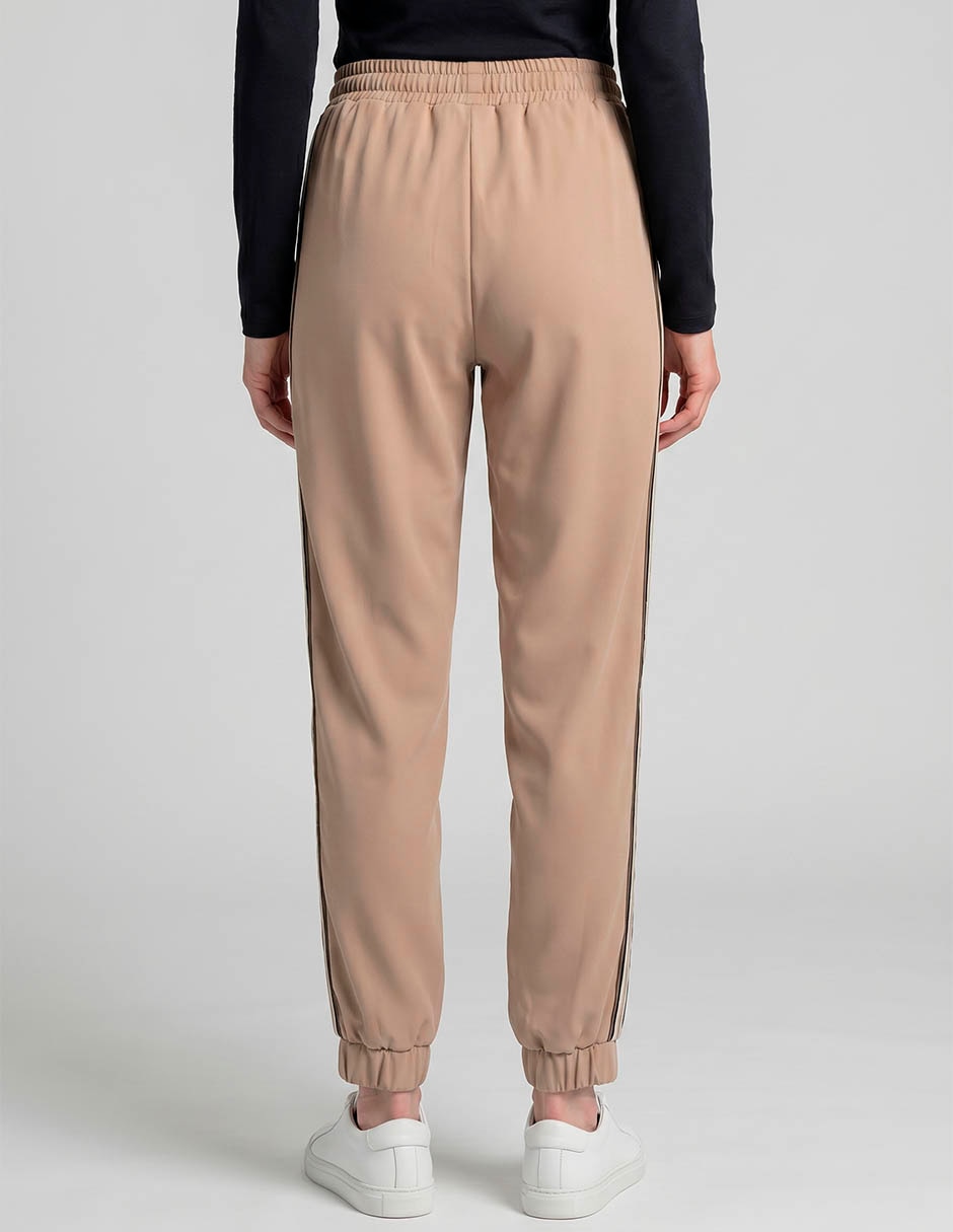 Pants regular con jareta para mujer 2