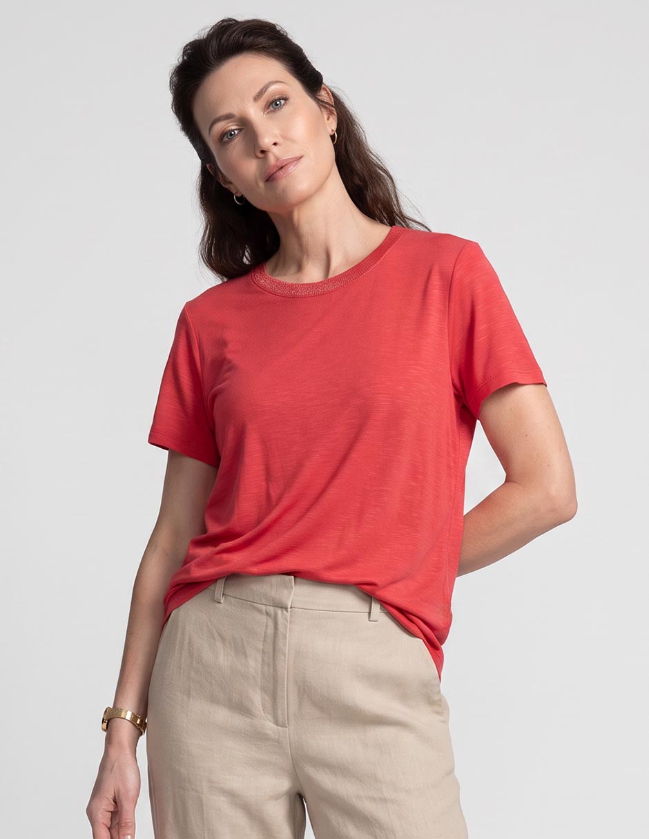 Blusa manga corta para mujer 1