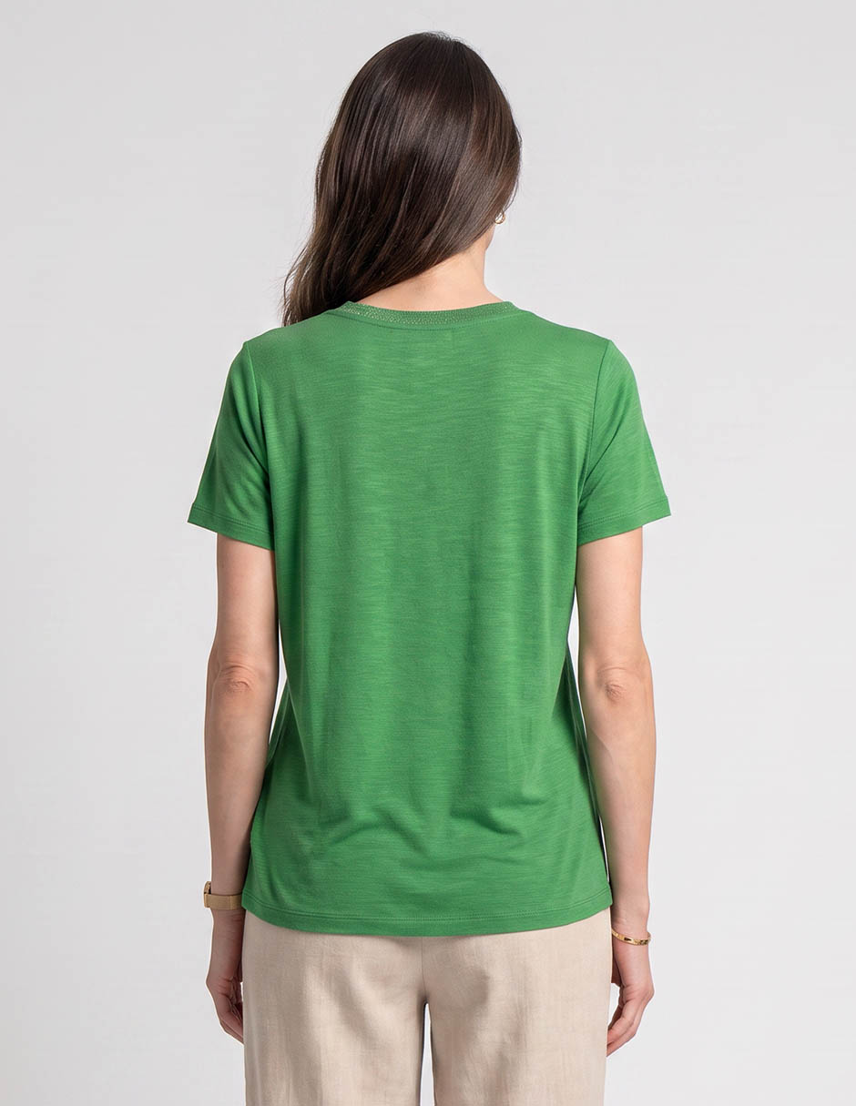 Blusa lieb manga corta para mujer