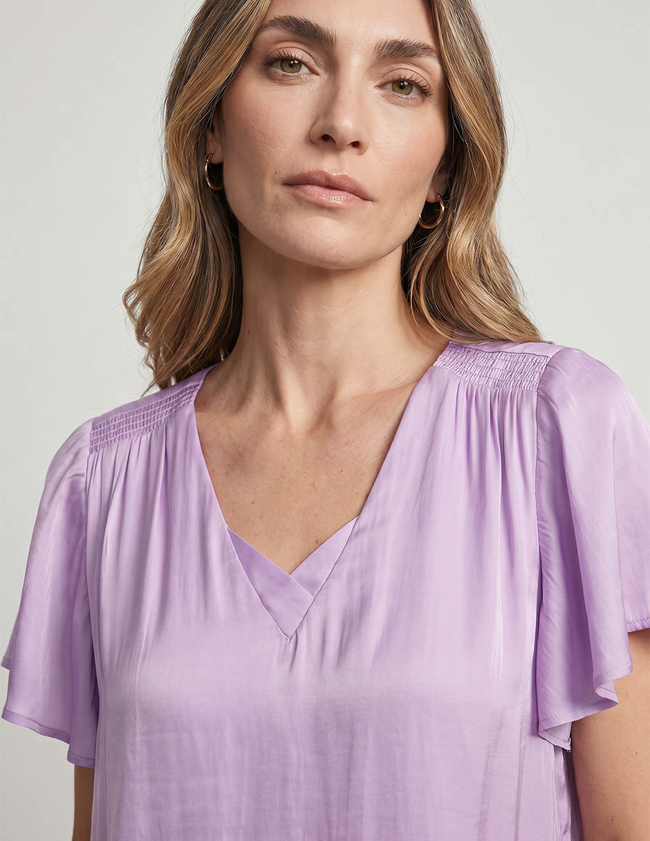 BLUSA LB2606-237 GLOBO C/V POLIÉST 3