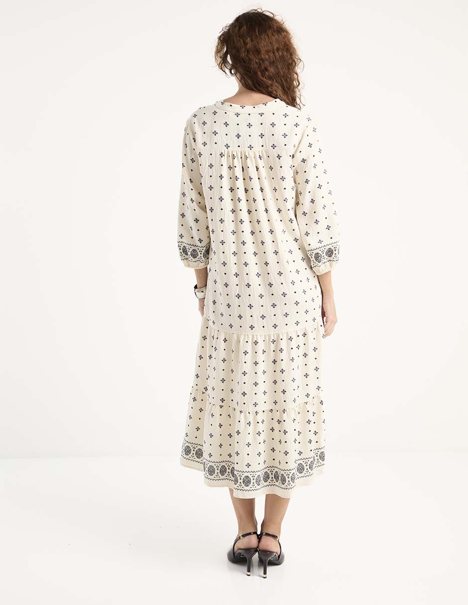 Vestido midi casual para mujer