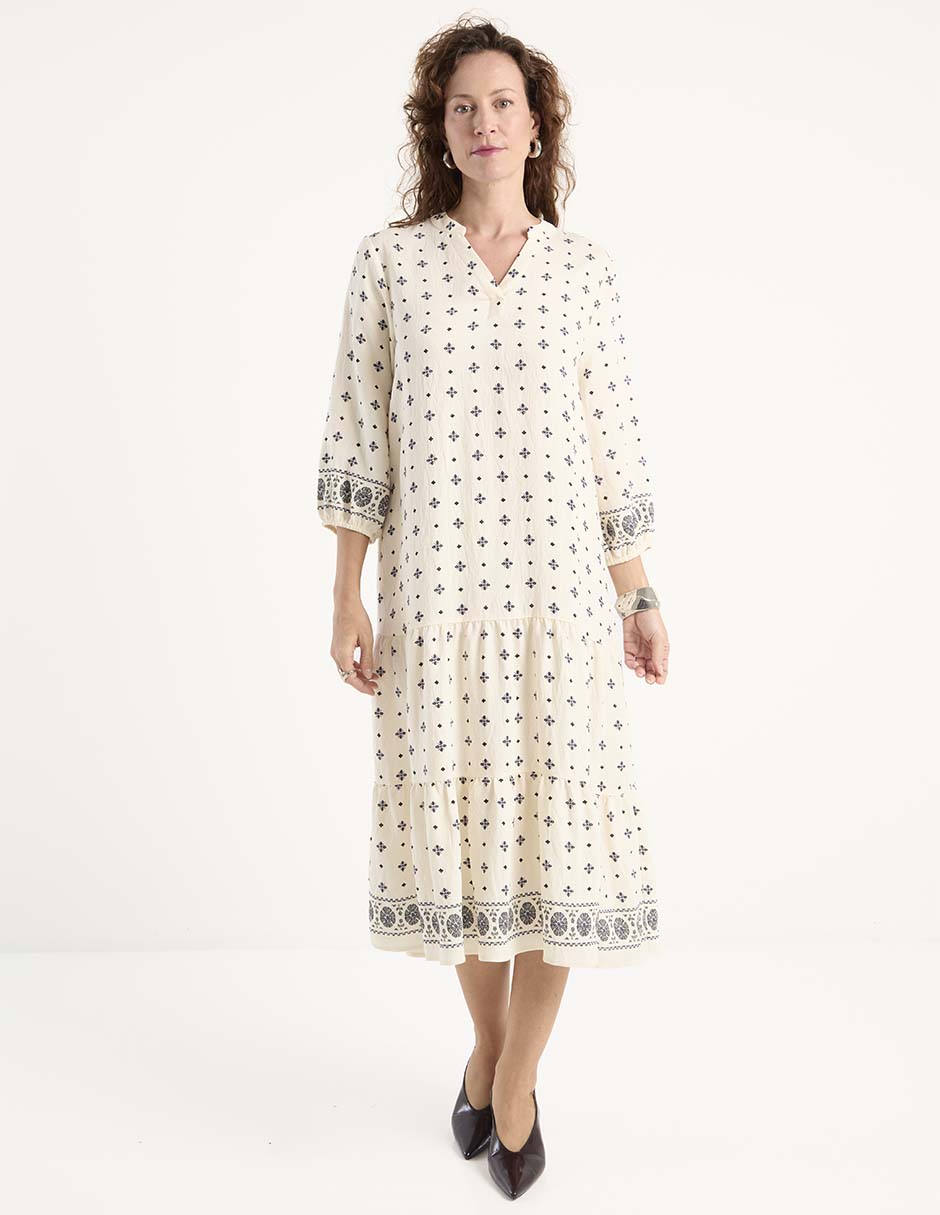Vestido midi casual para mujer