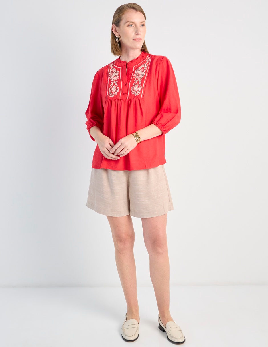 Blusa manga larga para mujer 3