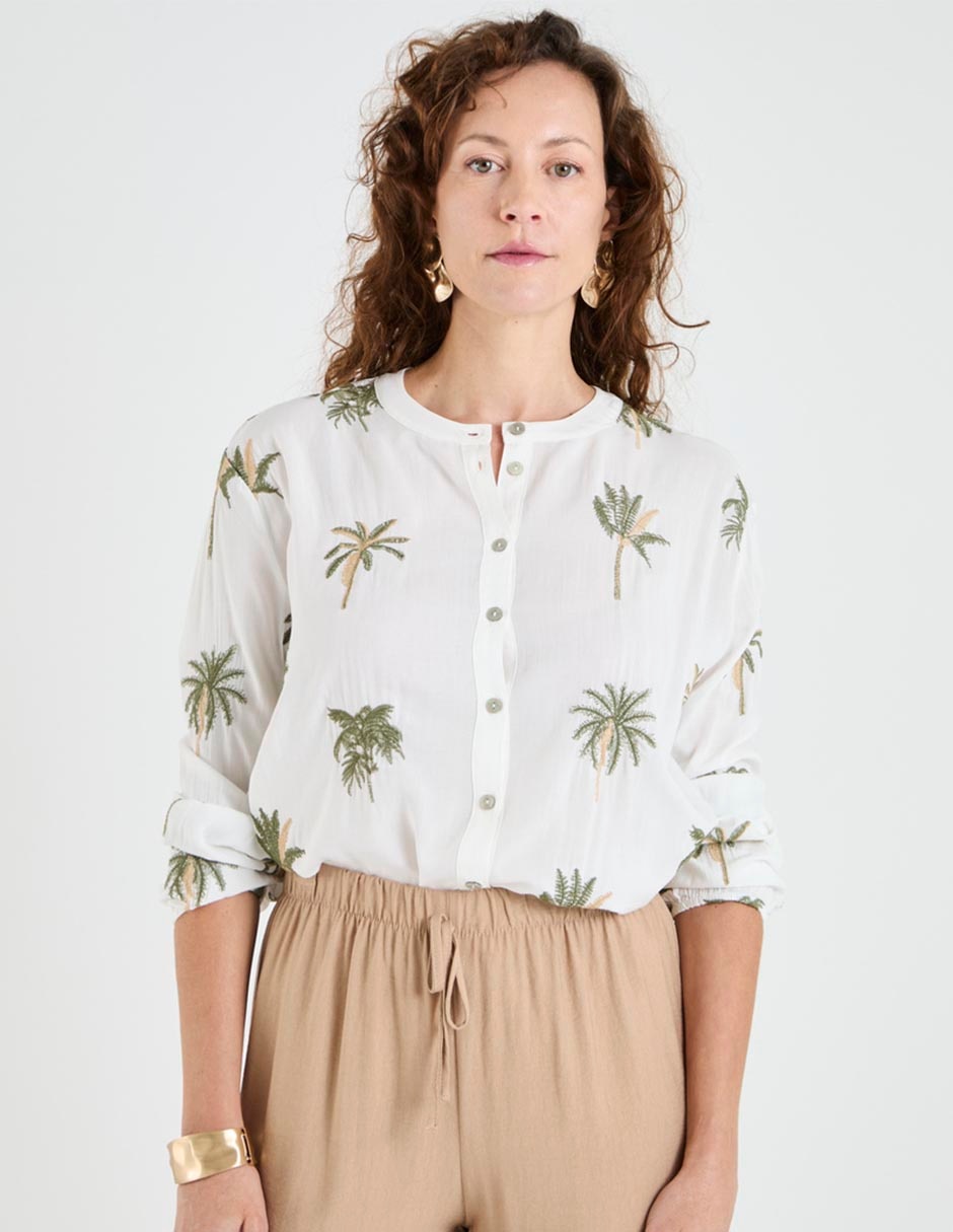 Blusa manga larga para mujer 1