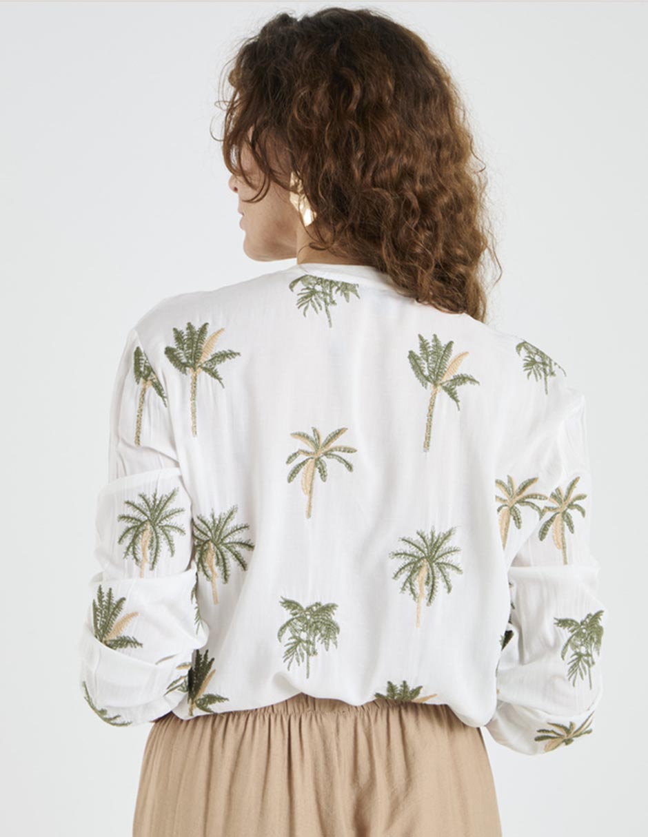 Blusa manga larga para mujer 6
