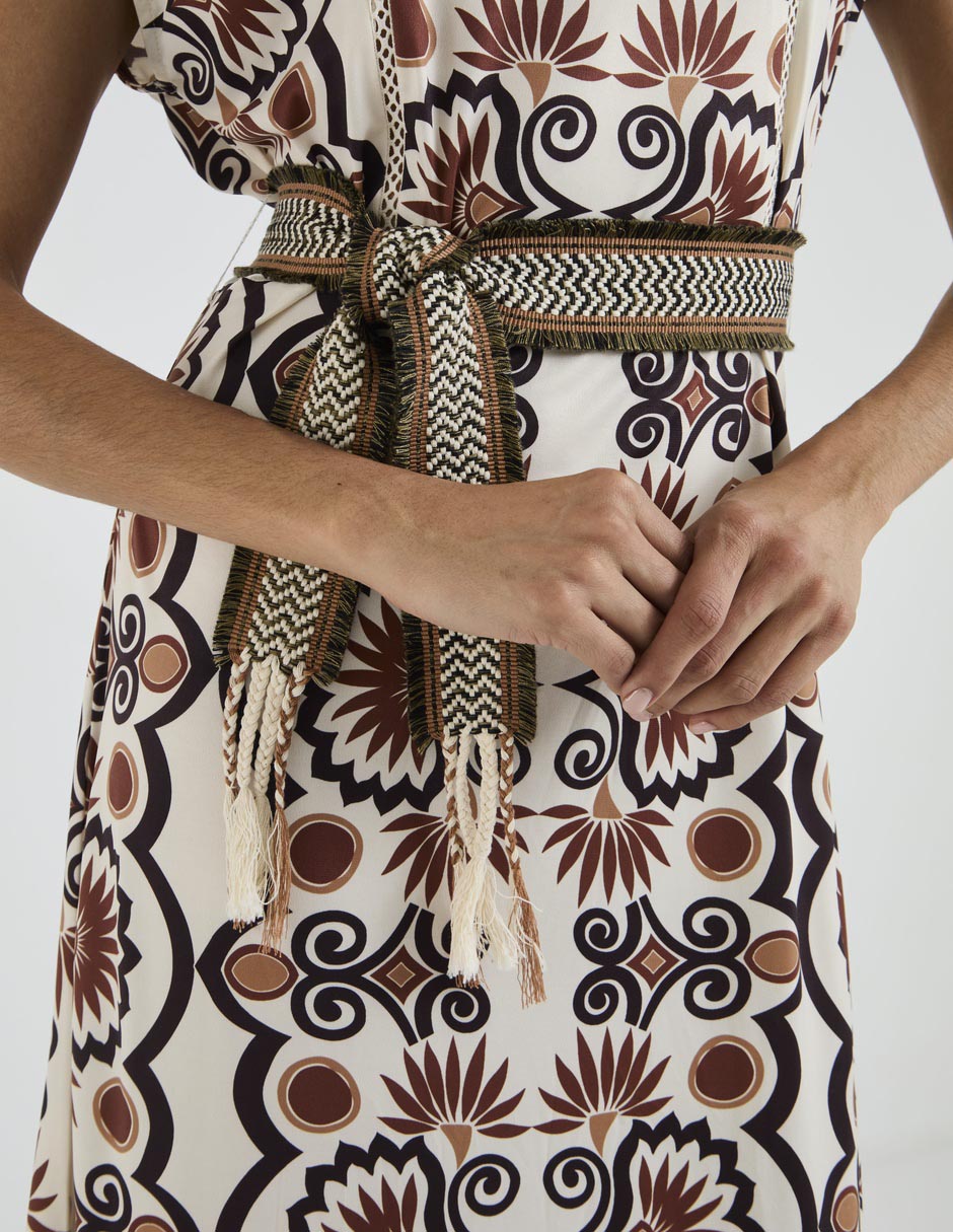 Vestido largo casual para mujer