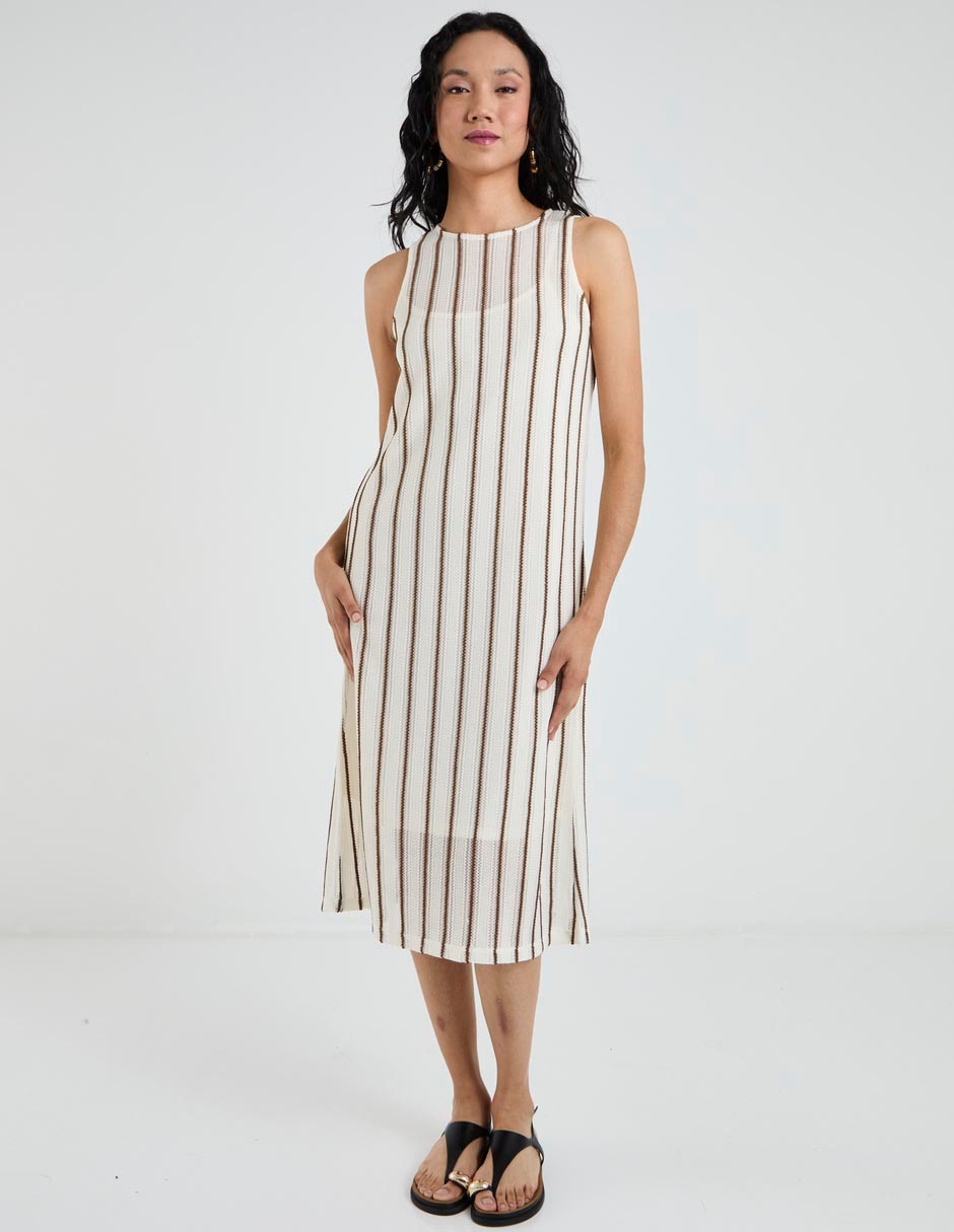 Vestido midi casual para mujer Vestido midi casual para mujer