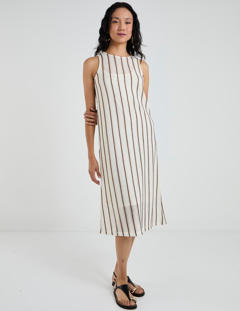 Vestido midi casual para mujer