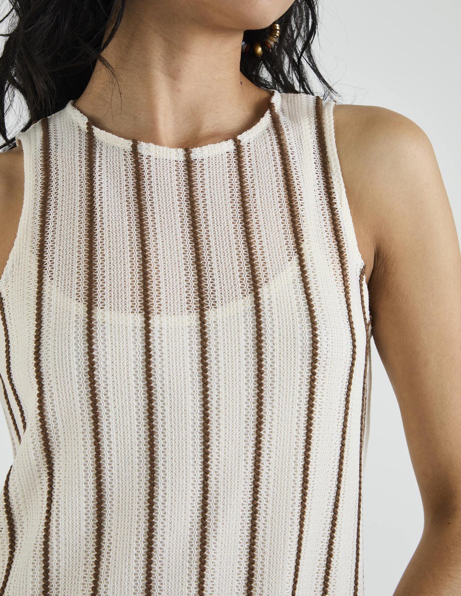 Vestido midi casual para mujer