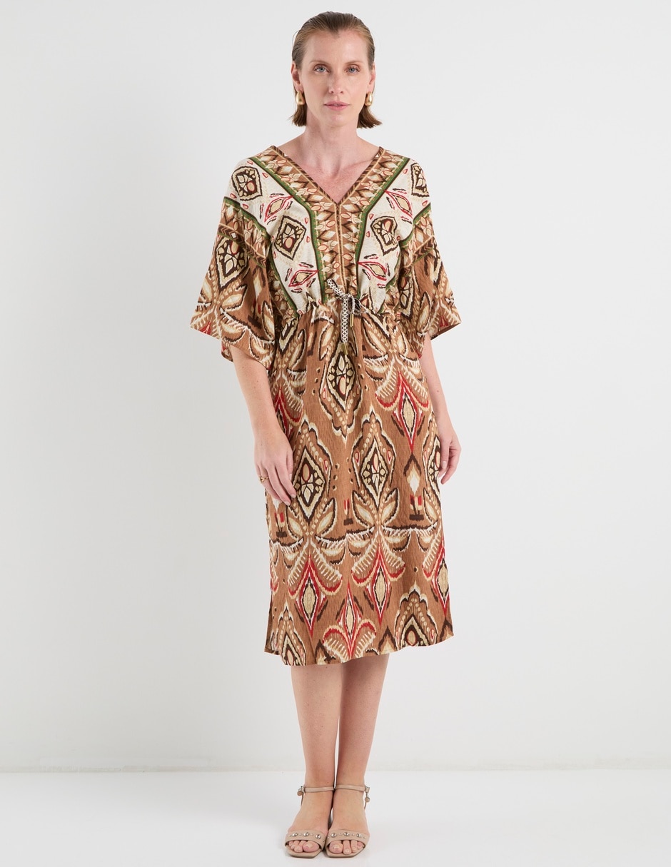 Vestido midi casual para mujer Vestido midi casual para mujer