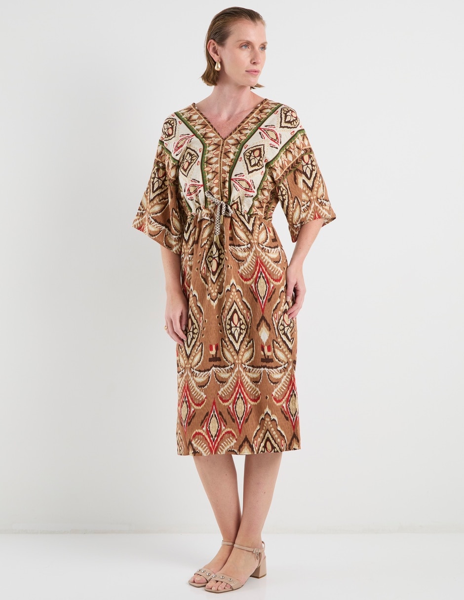 Vestido midi casual para mujer
