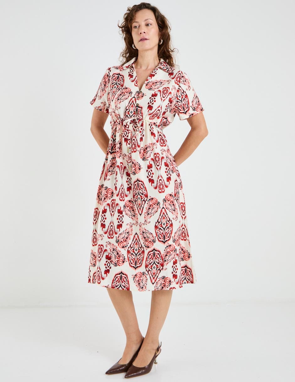 Vestido midi casual para mujer
