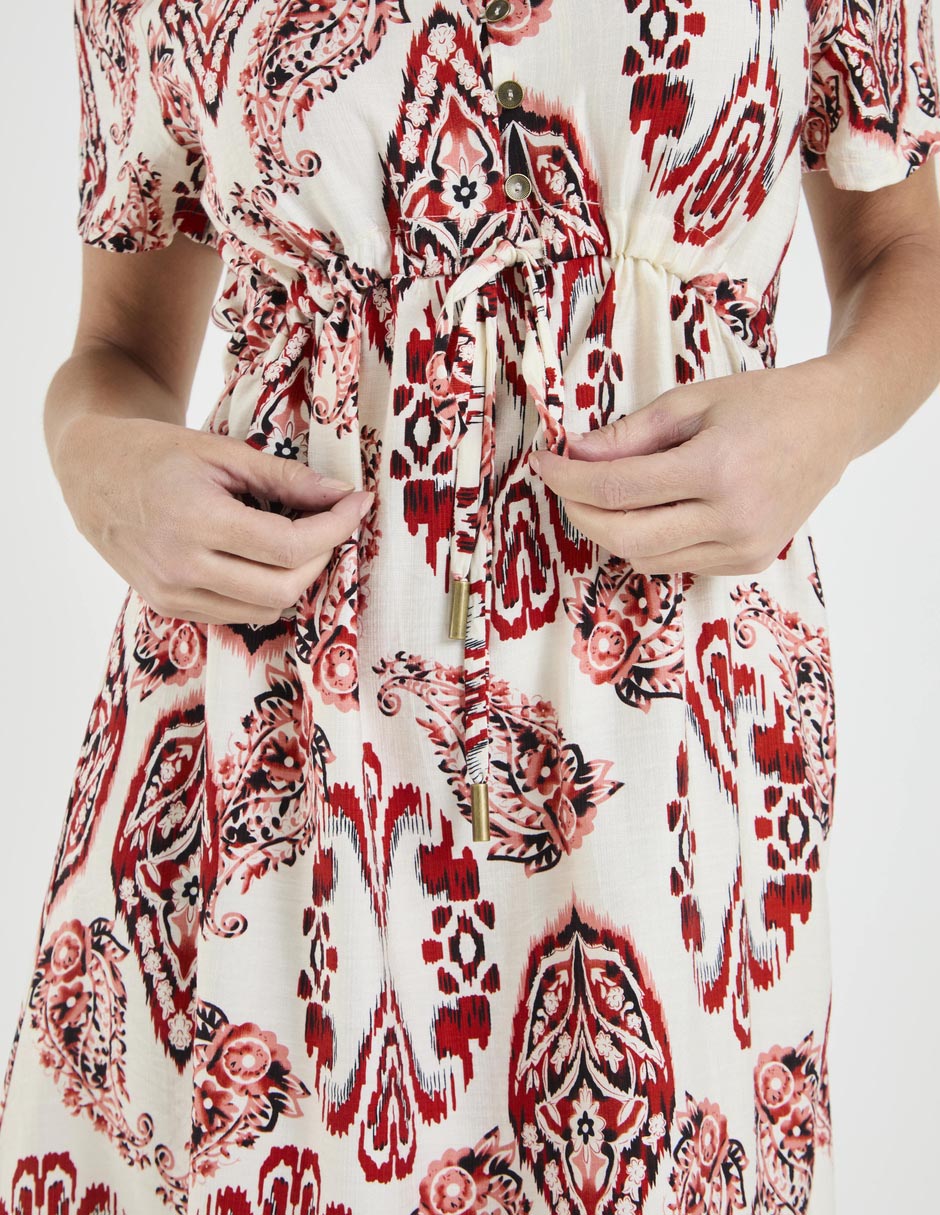 Vestido midi casual para mujer
