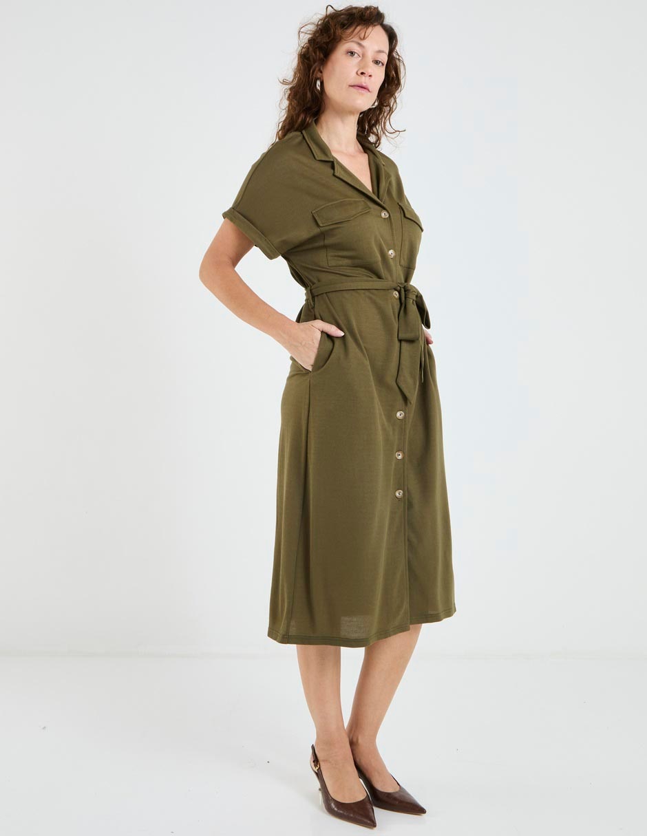 Vestido midi casual para mujer 4