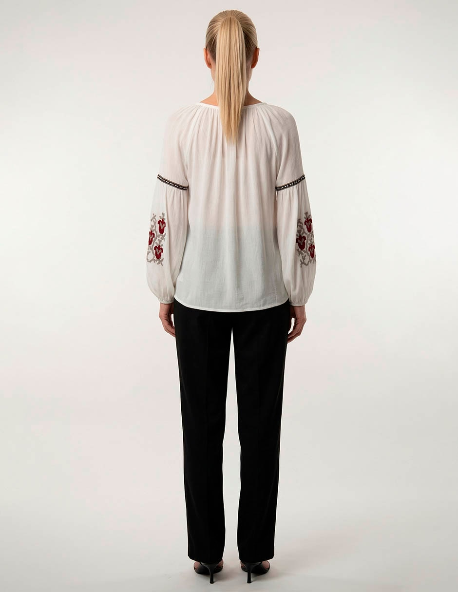 Blusa manga larga para mujer 6