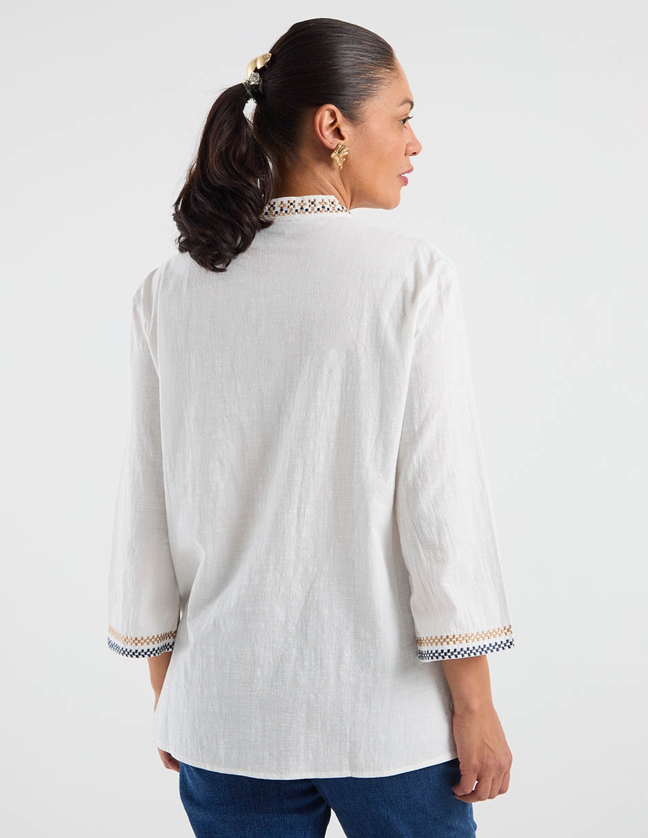 Blusa manga 3/4 para mujer 11