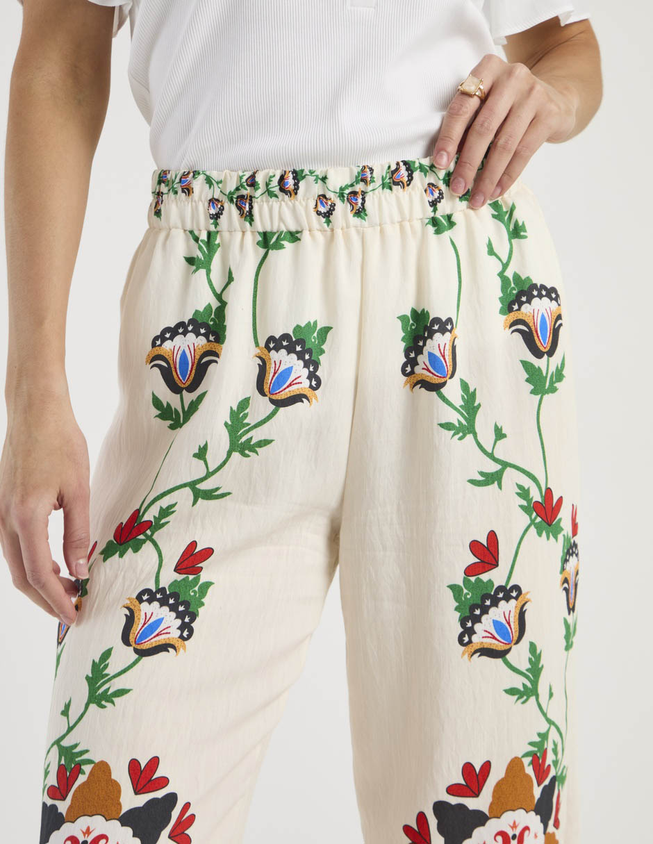 Pantalón relaxed wide leg para mujer 4