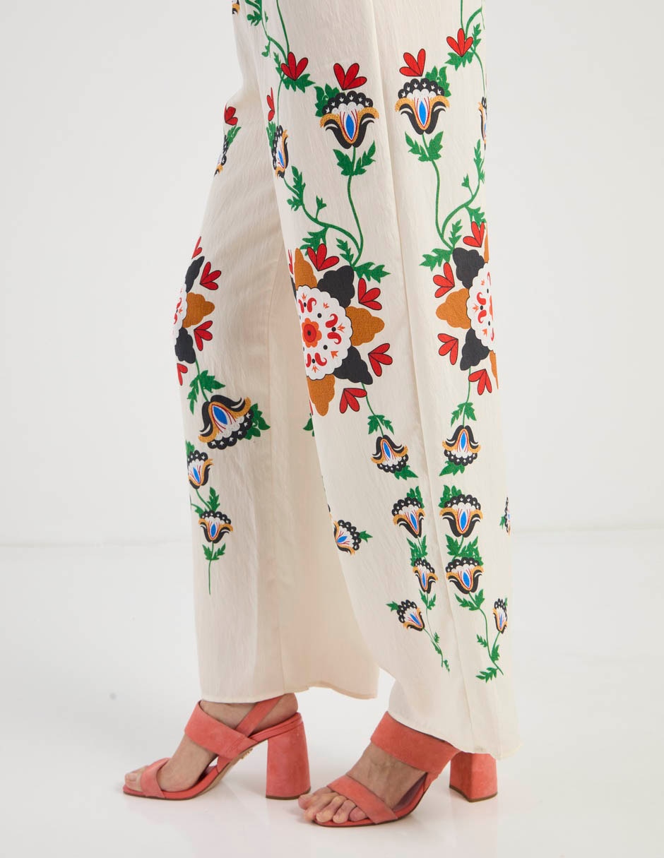 Pantalón relaxed wide leg para mujer 5