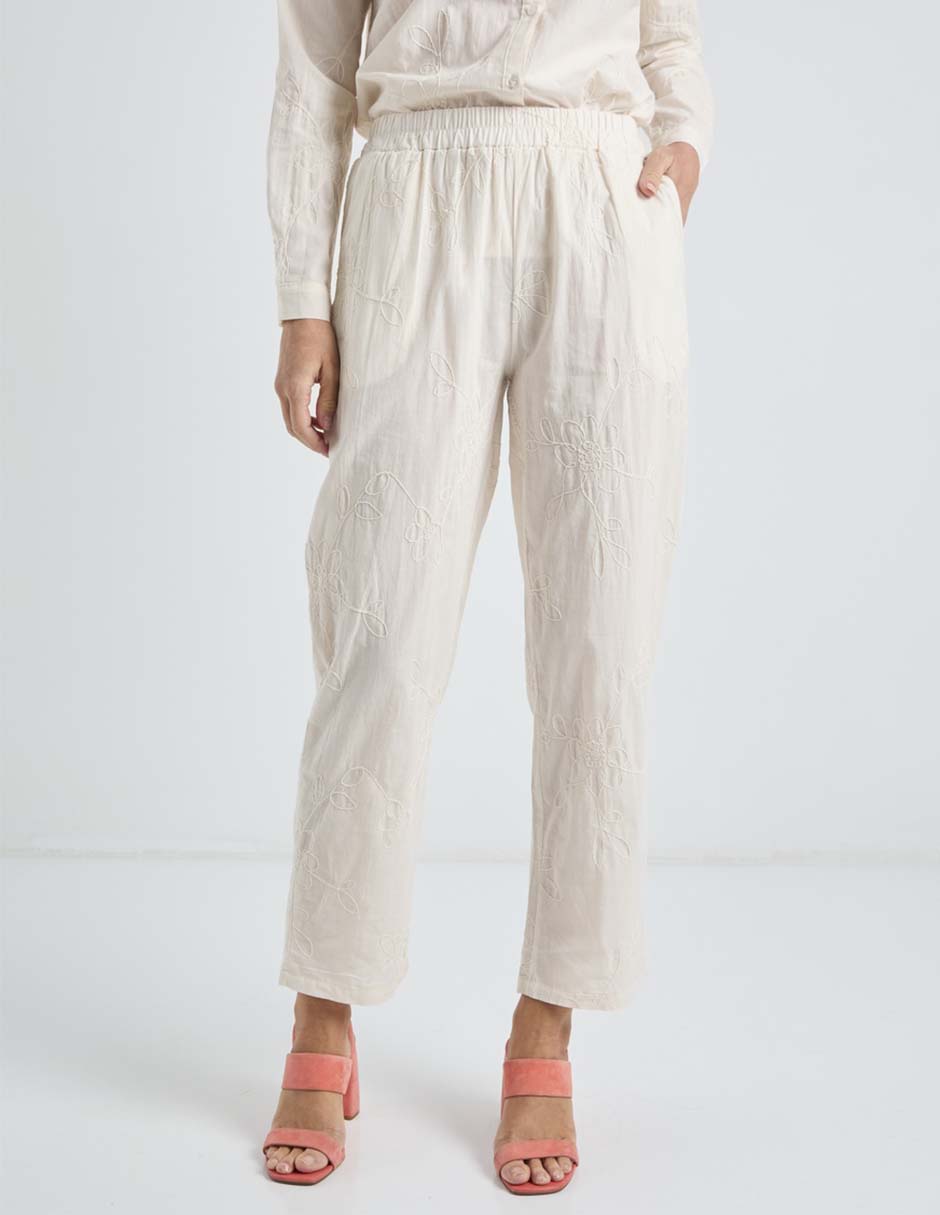 Pantalón relaxed straight para mujer