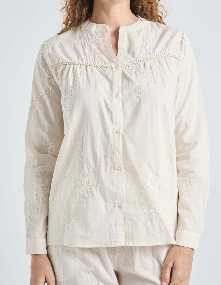 Blusa manga larga para mujer 4