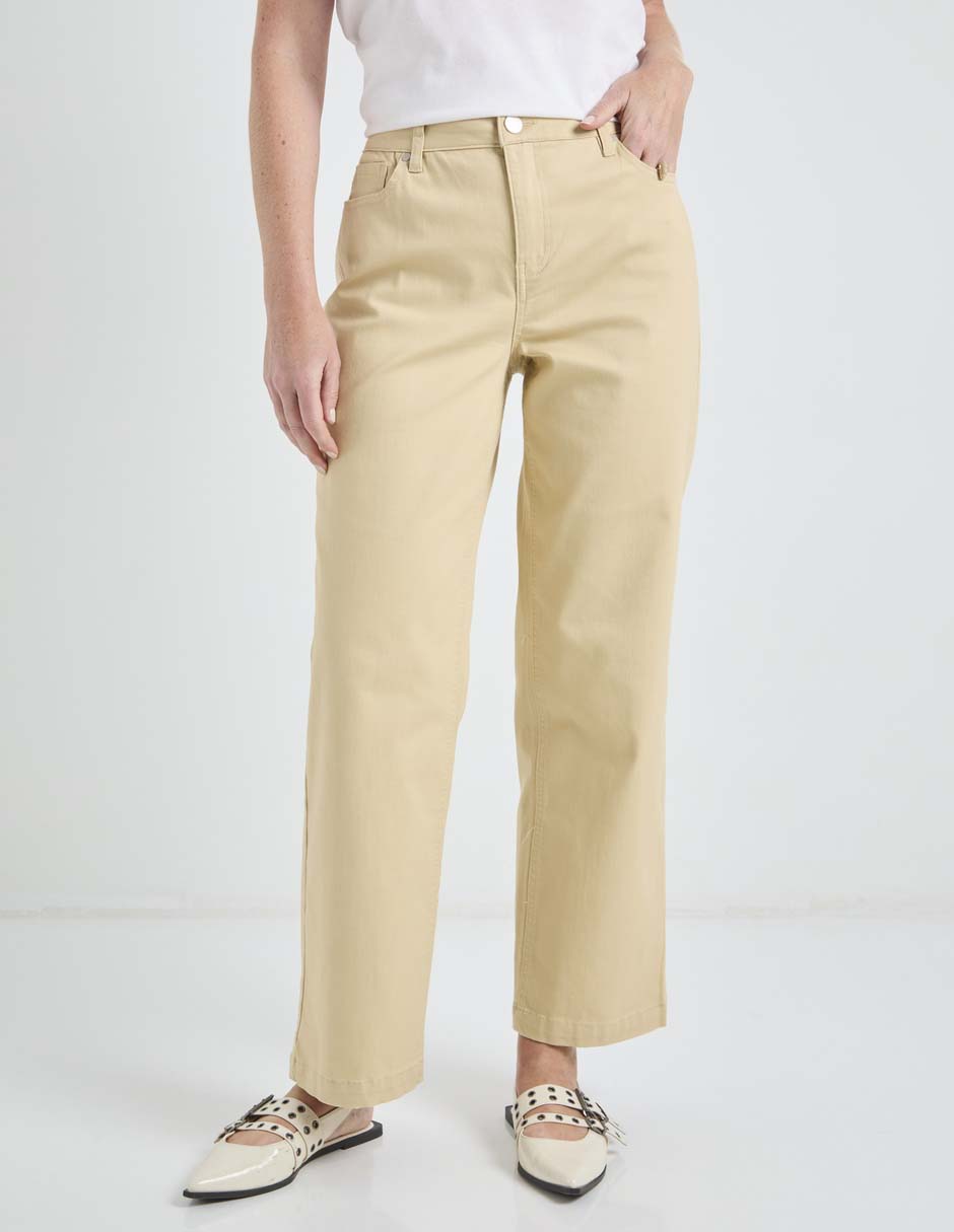 Jeans relaxed straight para mujer