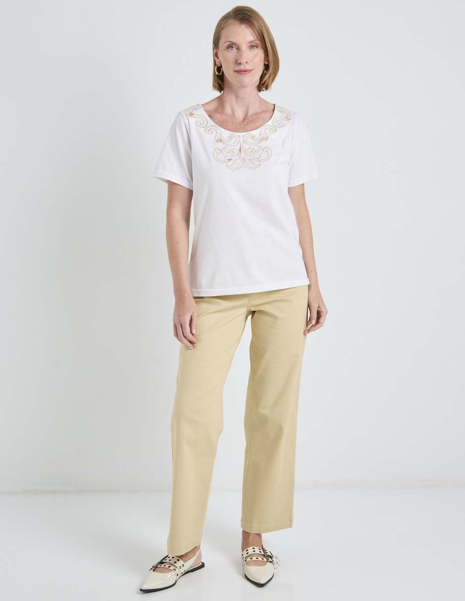 Jeans relaxed straight para mujer 2