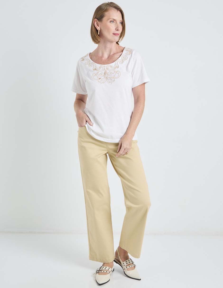 Jeans relaxed straight para mujer 3