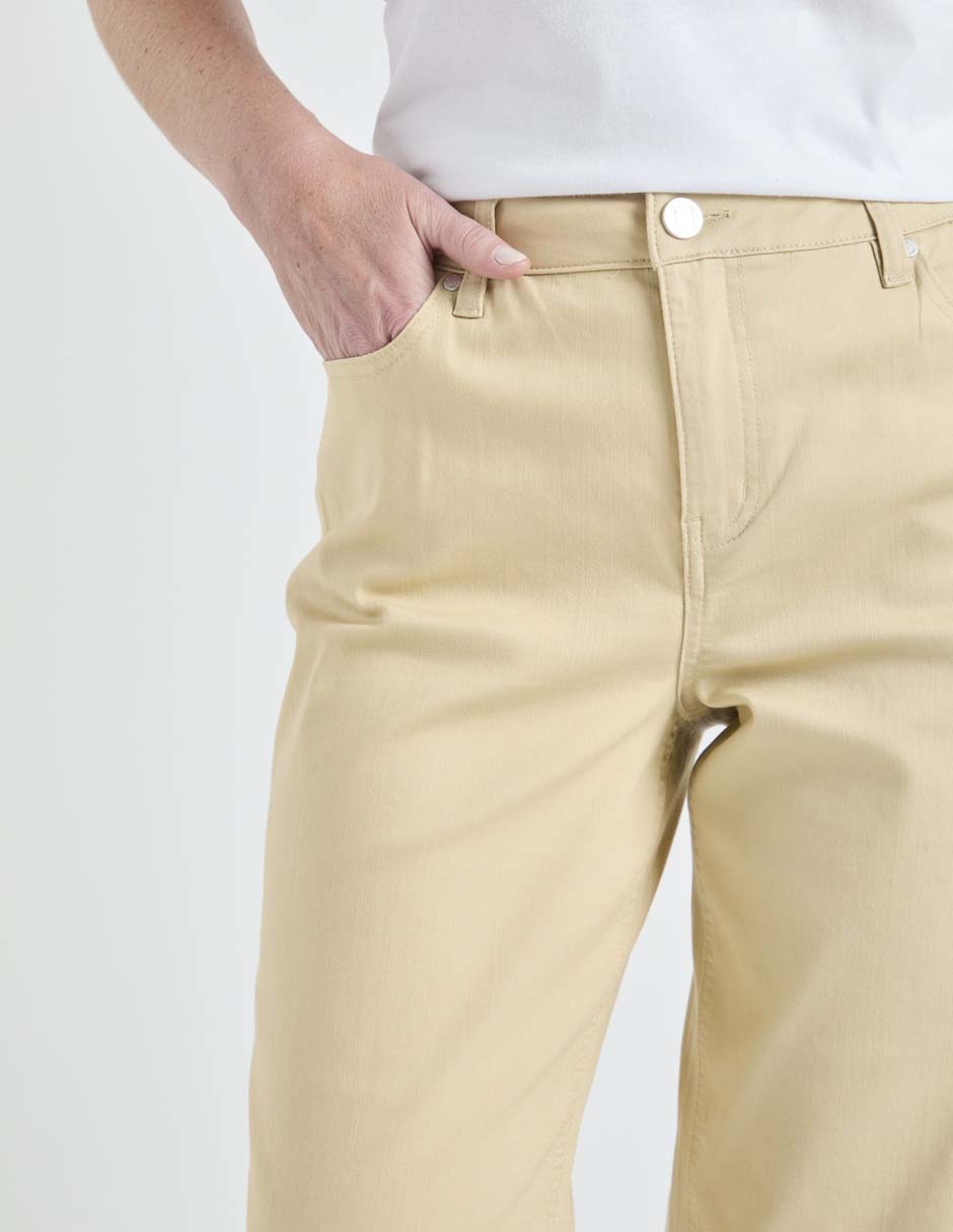 Jeans relaxed straight para mujer 4