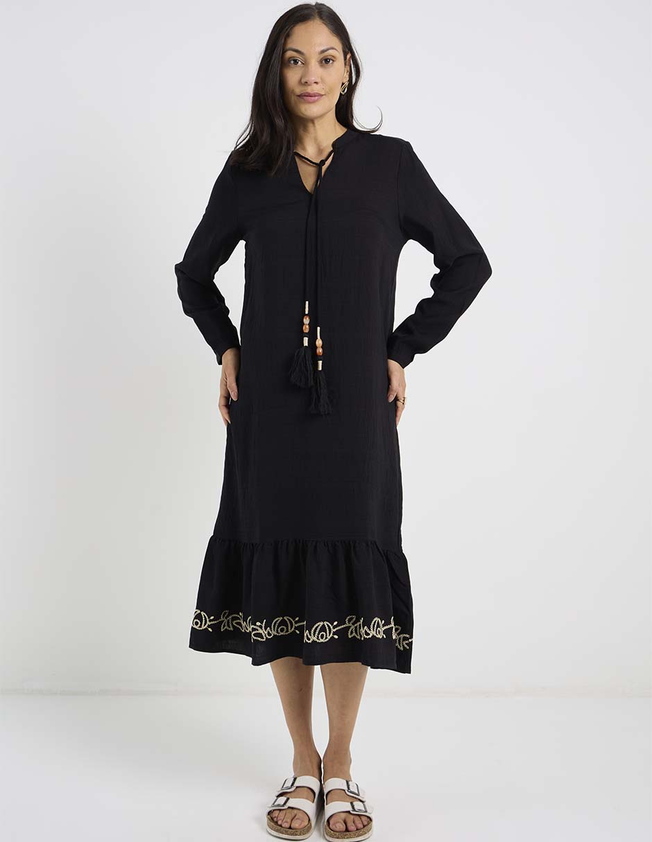 Vestido midi casual para mujer Vestido midi casual para mujer