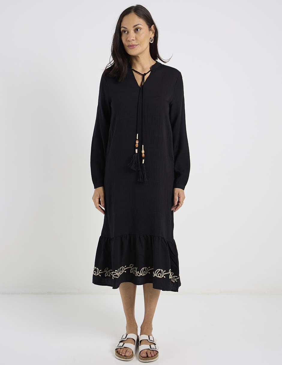 Vestido midi casual para mujer