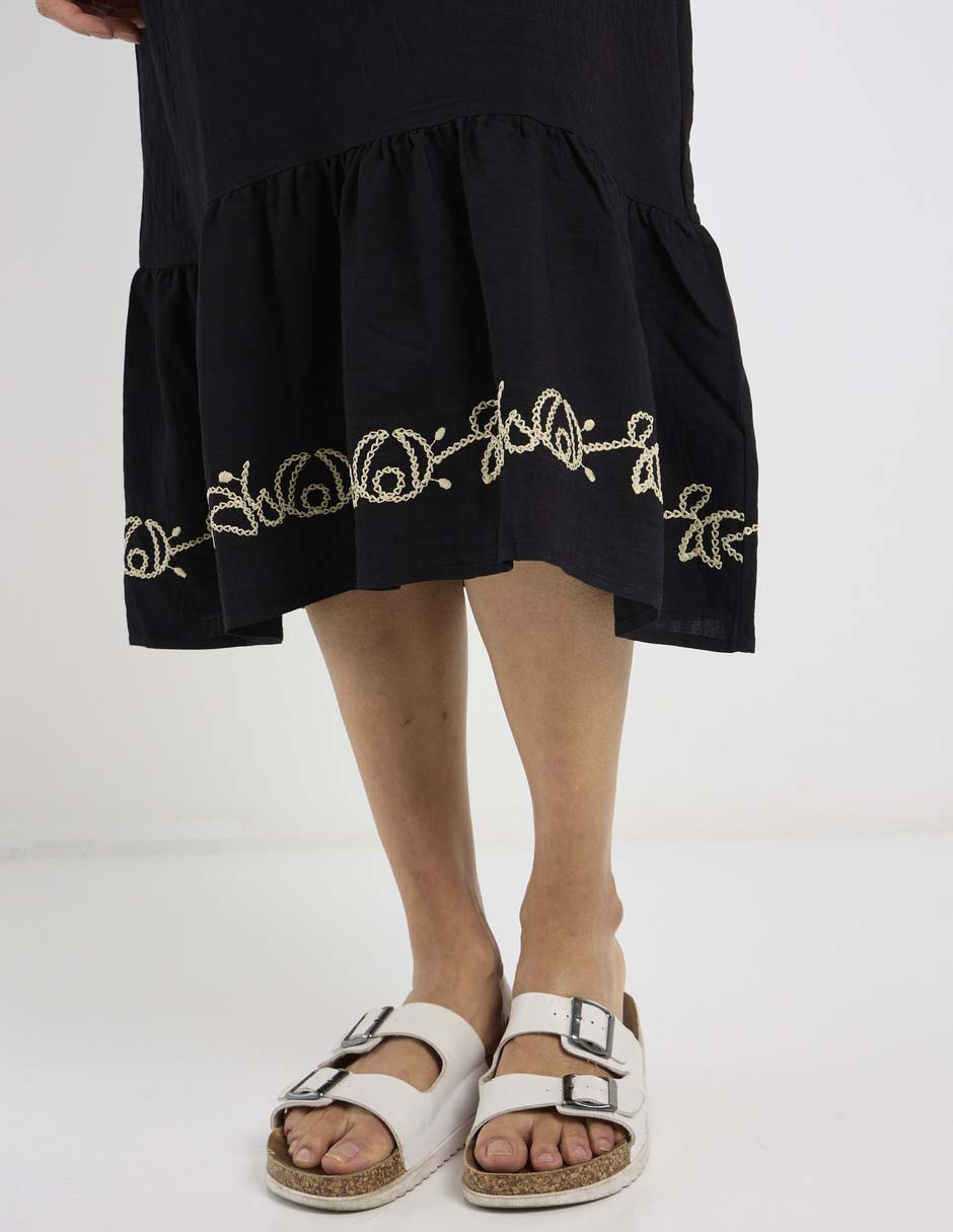 Vestido midi casual para mujer