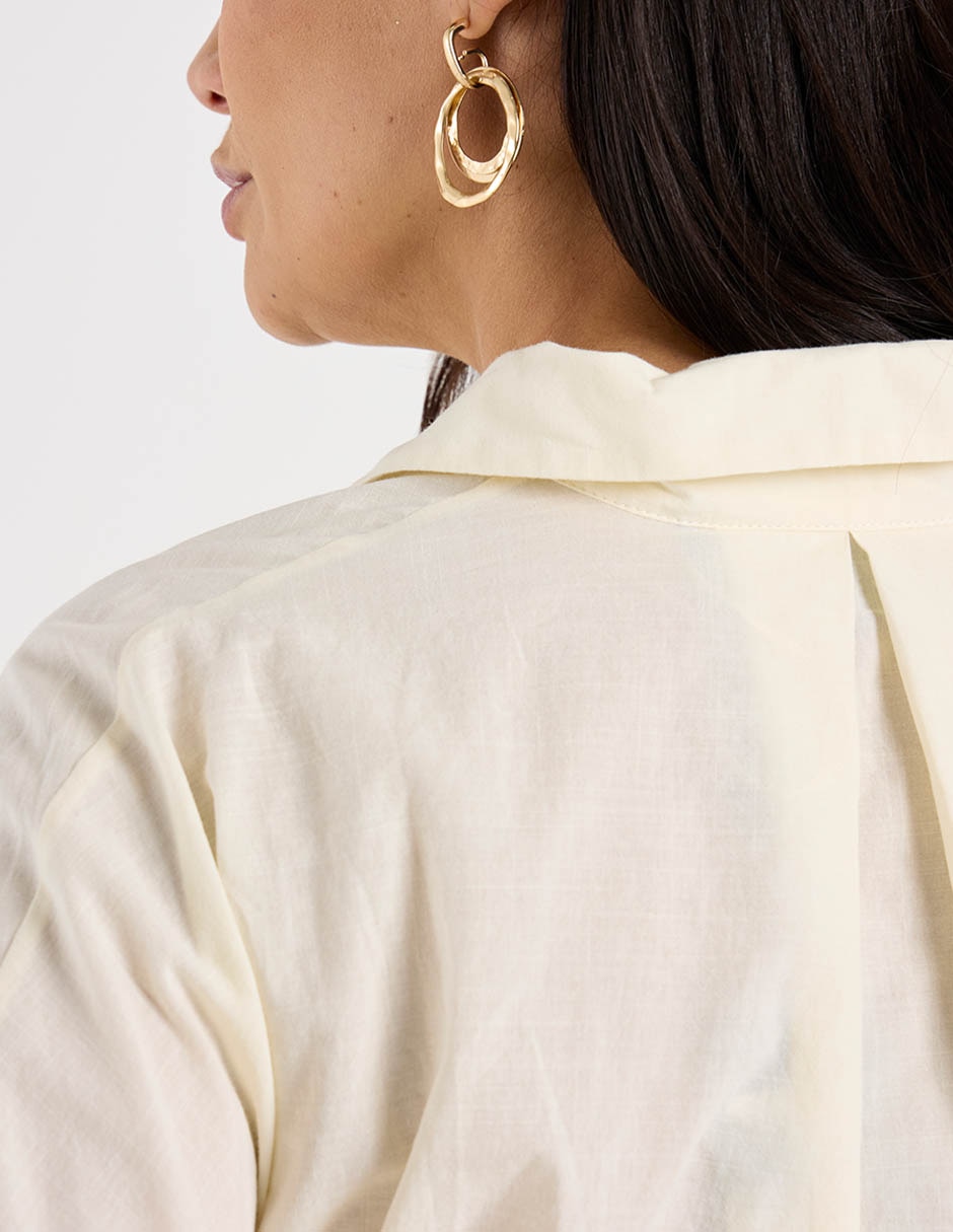 Blusa camisera Lieb manga larga para mujer