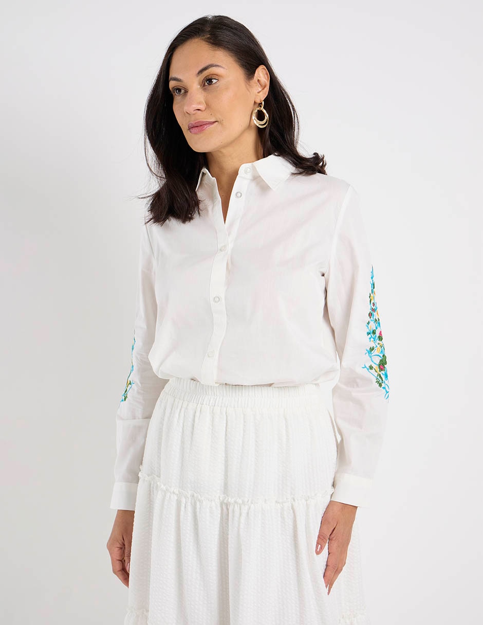 Blusa camisera para mujer
