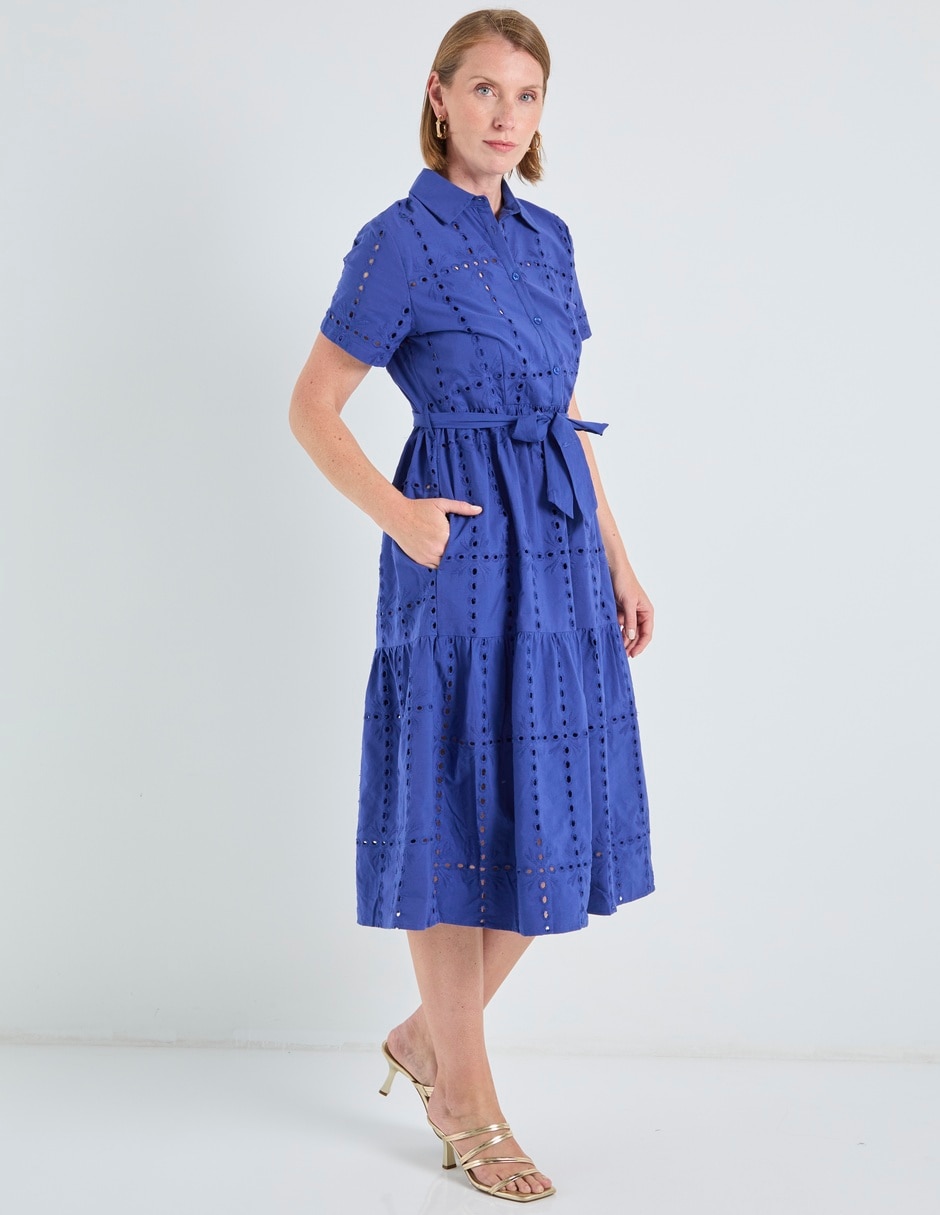 VESTIDO LB2604-176 LARGO CAMISERO 2