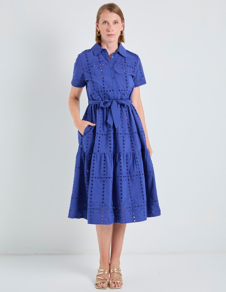 VESTIDO LB2604-176 LARGO CAMISERO 3