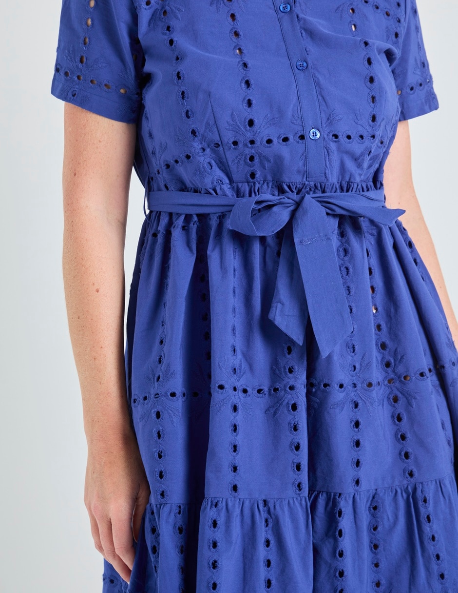 VESTIDO LB2604-176 LARGO CAMISERO 5