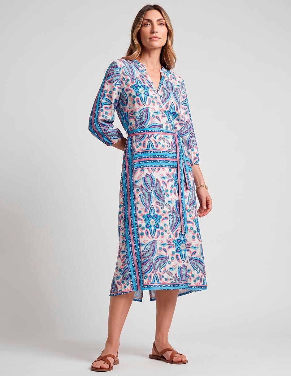 Vestido midi casual para mujer