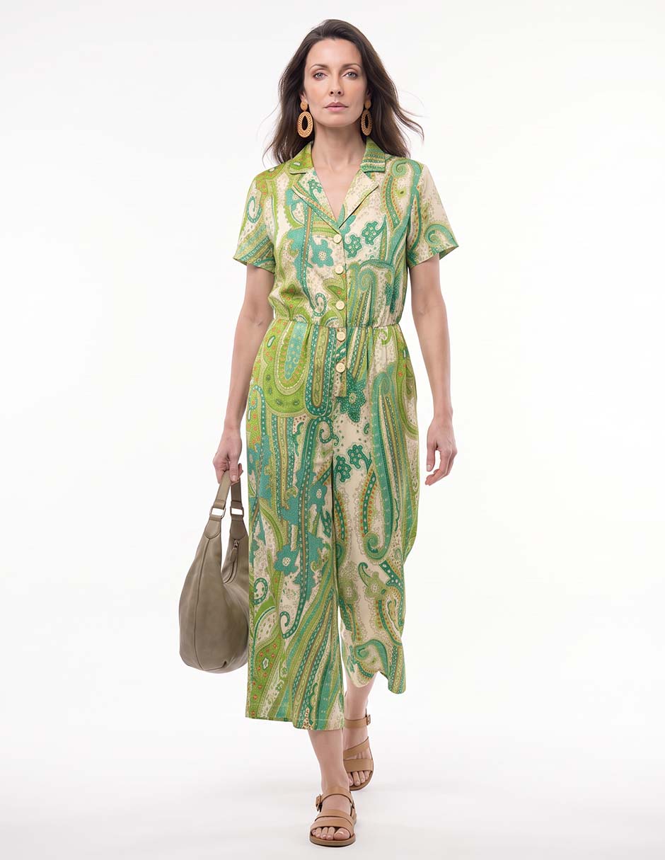 Jumpsuit estampado paisley para mujer 5