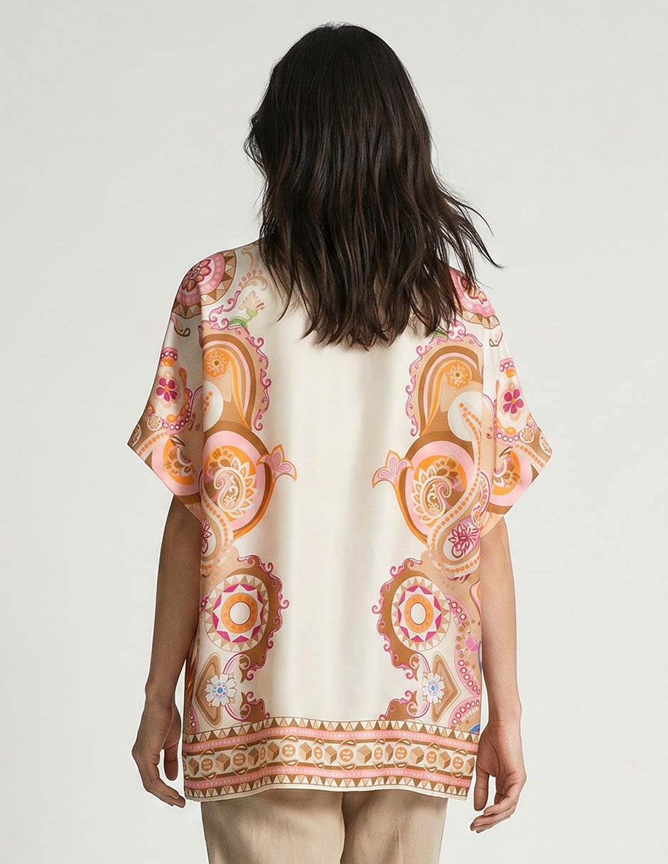 Blusa manga al codo para mujer 2
