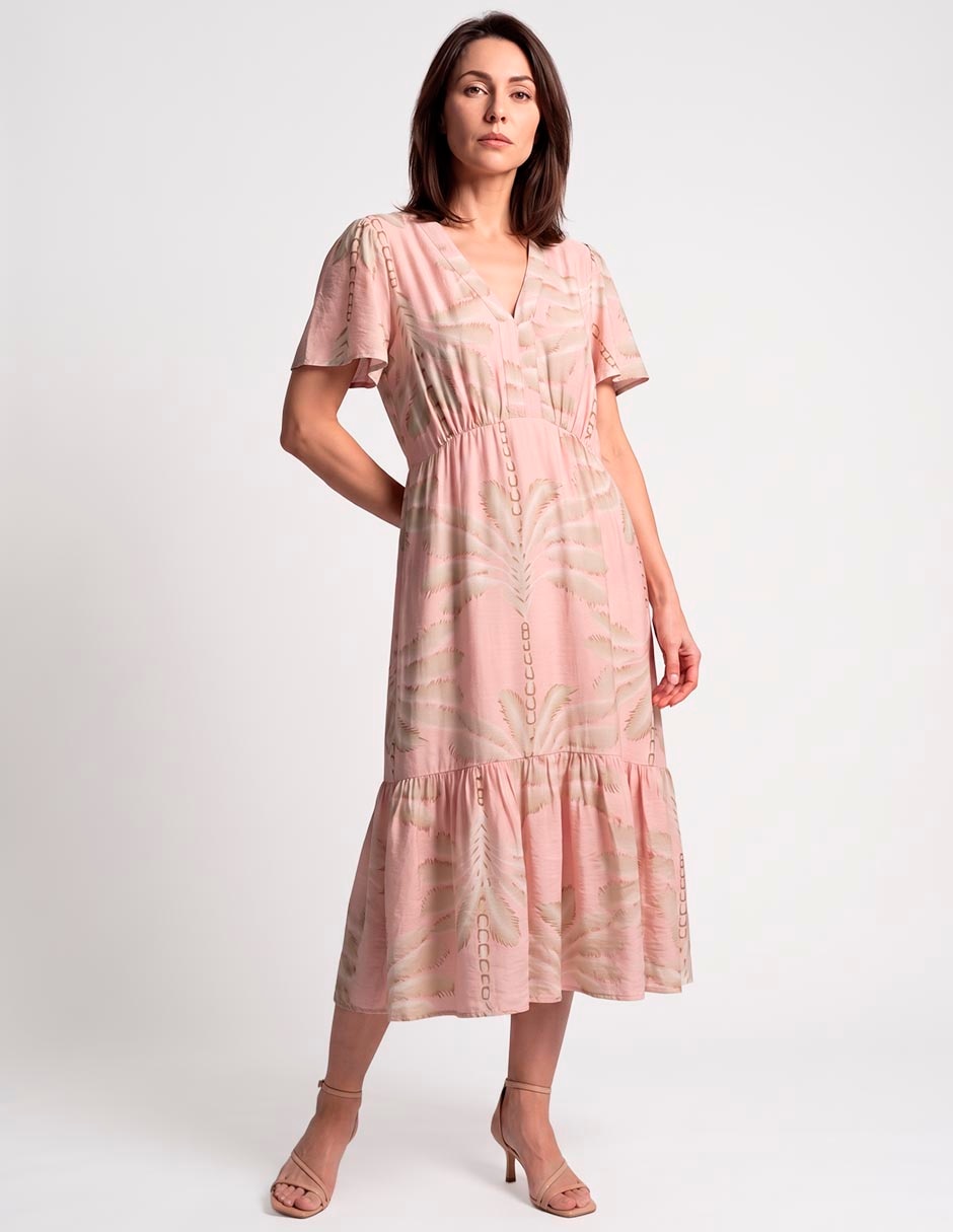 Vestido midi casual para mujer Vestido midi casual para mujer