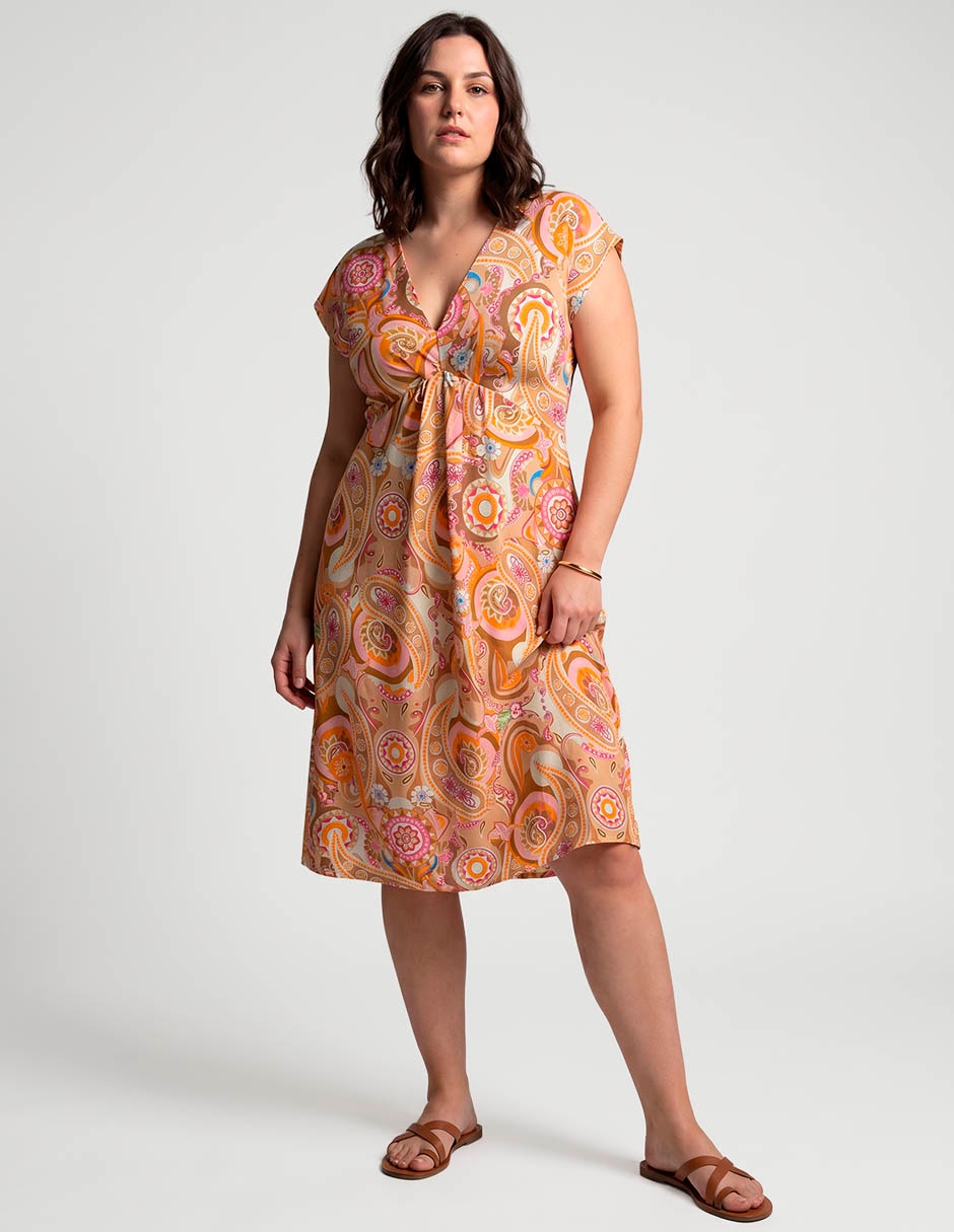 Vestido 3/4 casual para mujer