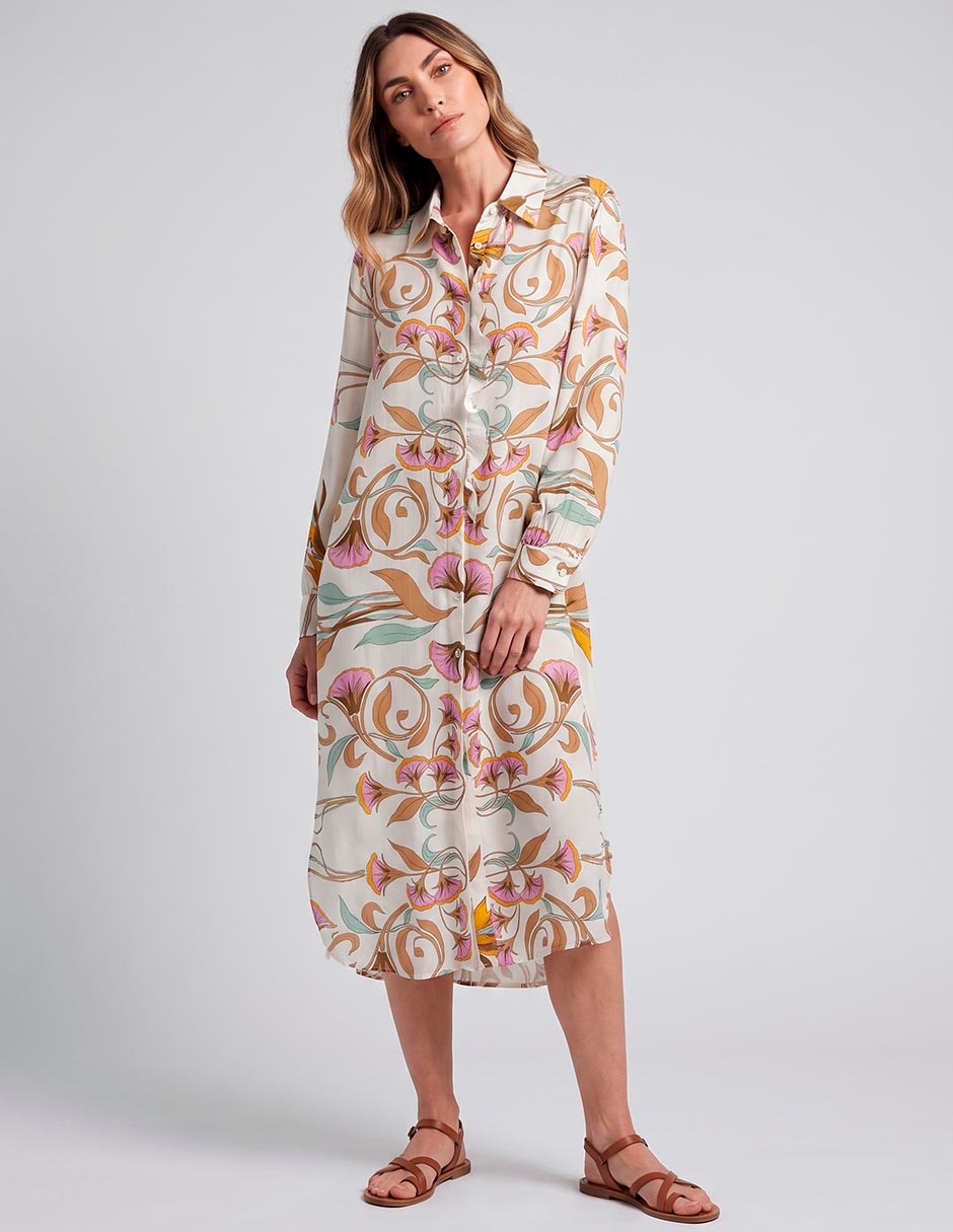 Vestido midi casual para mujer Vestido midi casual para mujer