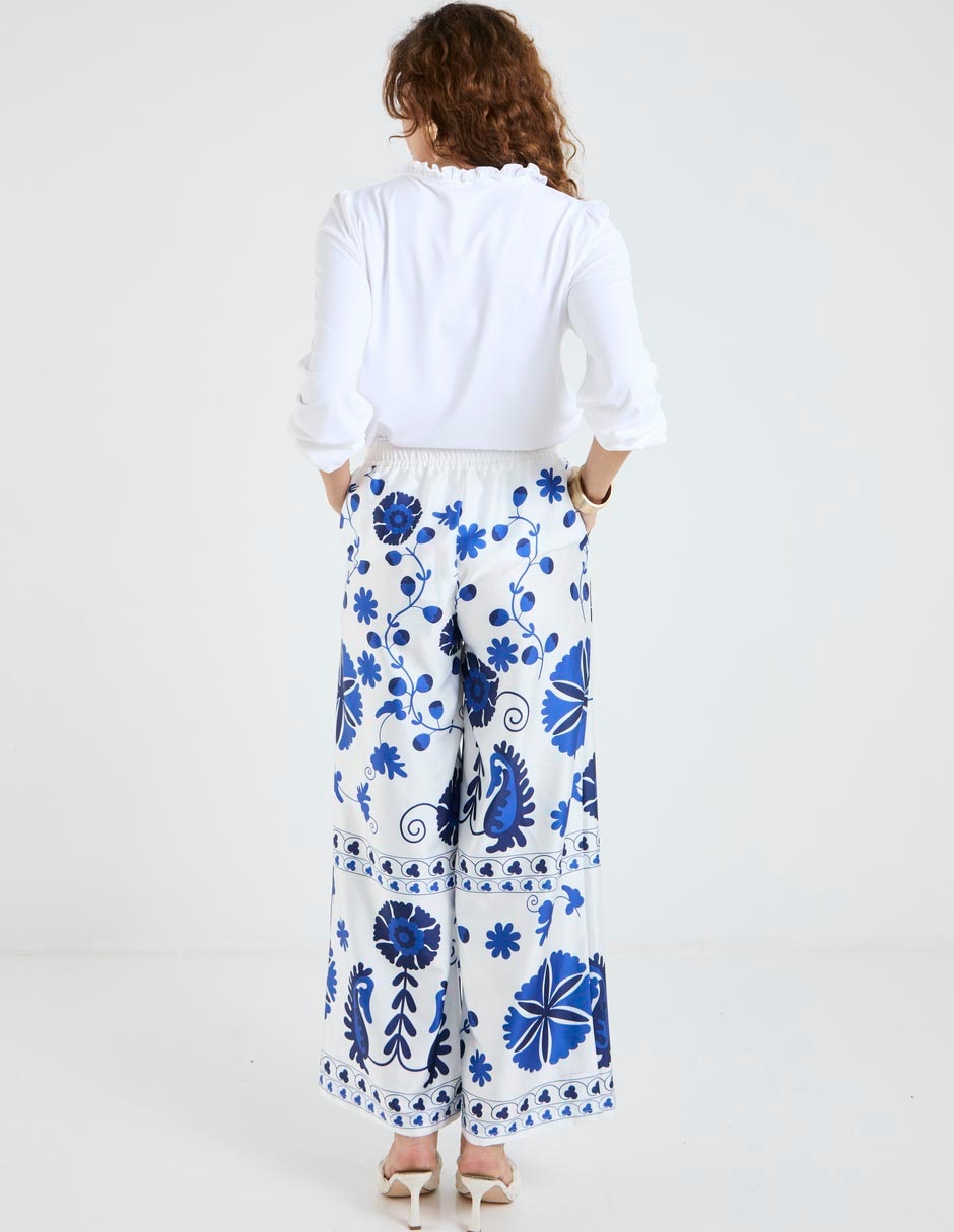 Pantalón amplio para mujer 4