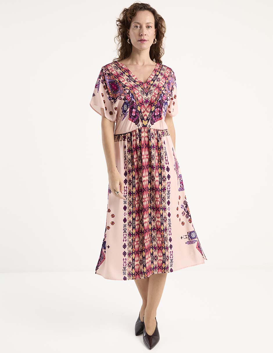 Vestido midi casual para mujer Vestido midi casual para mujer